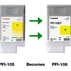 Canon PFI-106 Ink Tanks Replace PFI-105 Series for PROGRAF inkjet printers